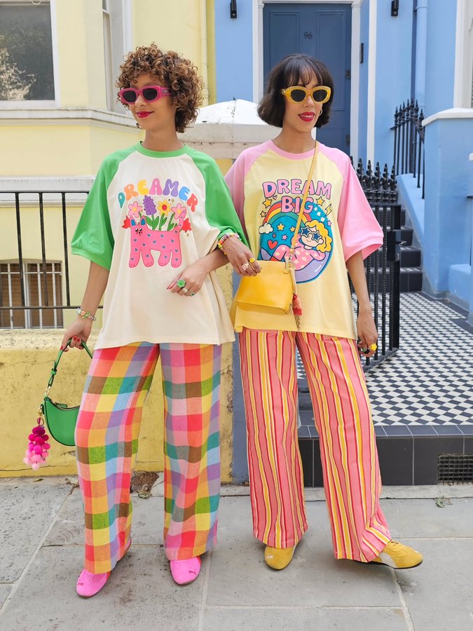 Instagram post by @novasistas for Make My Lemonade. Caption reads: @cass.danson Tees bringing us sunshine and....