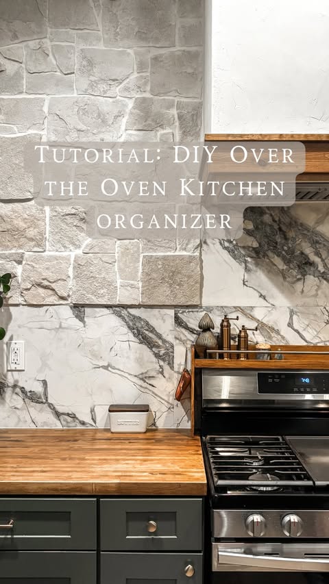 Instagram post by @surryplace for Wayfair. Caption reads: Keep your spices at your fingertips and your....