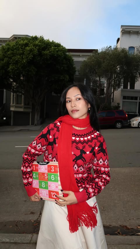 Instagram post by @liv.ishak for ChapStick. Caption reads: Holiday shopping? I got you! 🎁 Grab @chapstick....