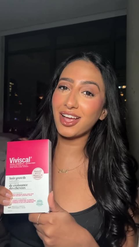 Instagram post by @neeti.sharma for Viviscal. Caption reads: [...] like my confidence went with it. But....