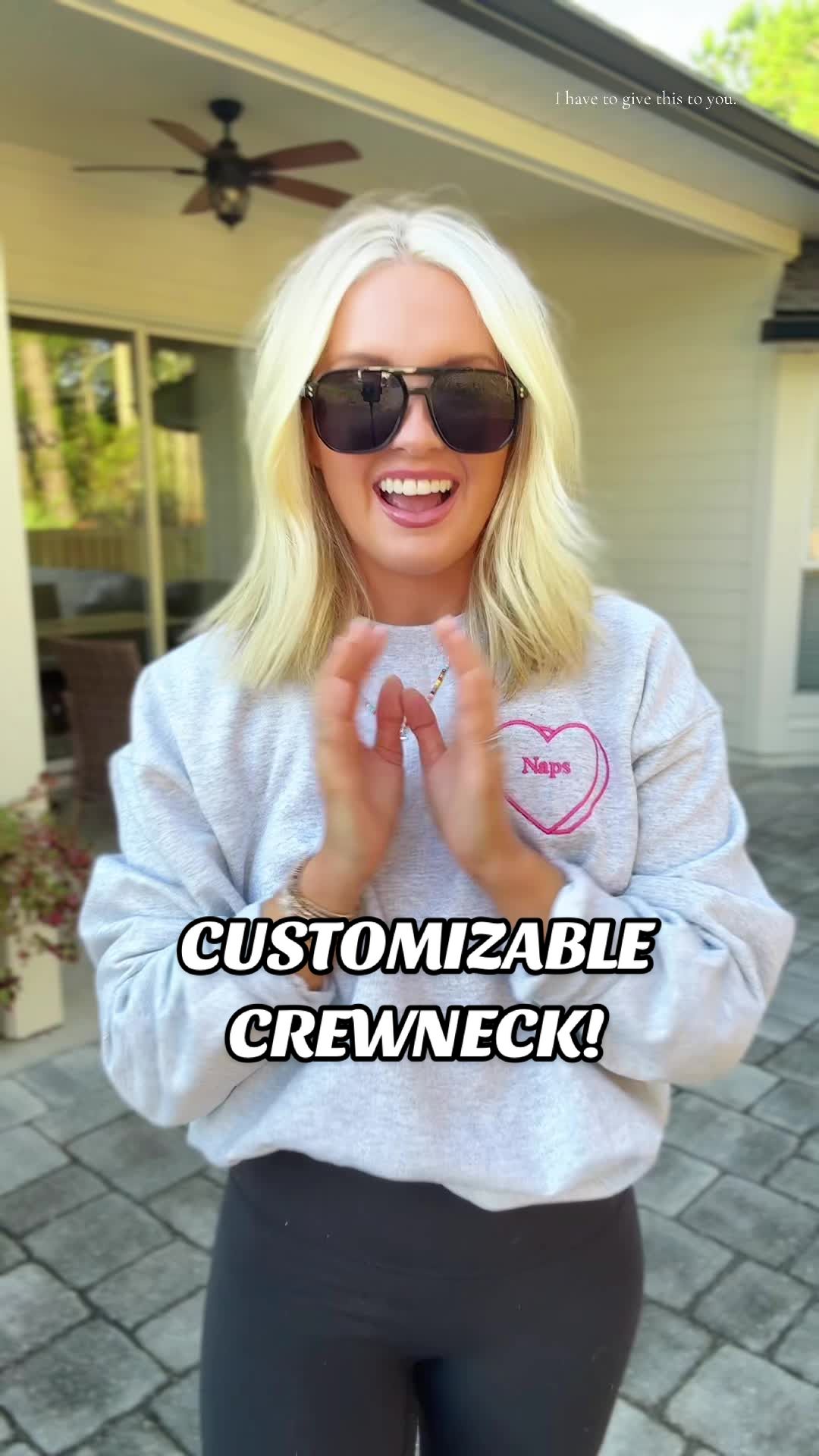 TikTok post by @itsbrandeeyall for United Monograms. Caption reads: @United Monograms customize your own candy heart....