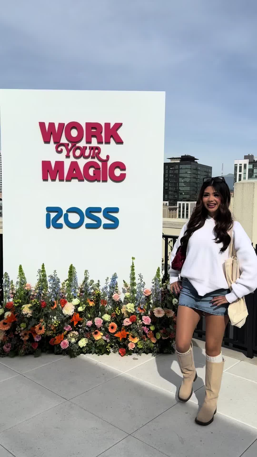 TikTok post by @ppriscillahazell for Ross Dress for Less. Caption reads: [...] the cutest spring looks at @Ross Dress for....
