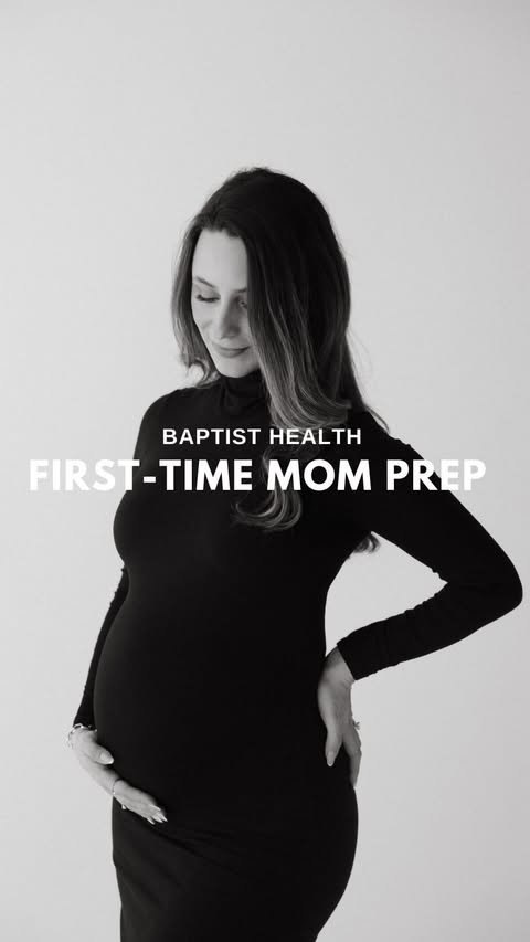 Instagram post by @alwayshungrymel for Baptist Health. Caption reads: [...] already 39 weeks 🥺 and thanks to....
