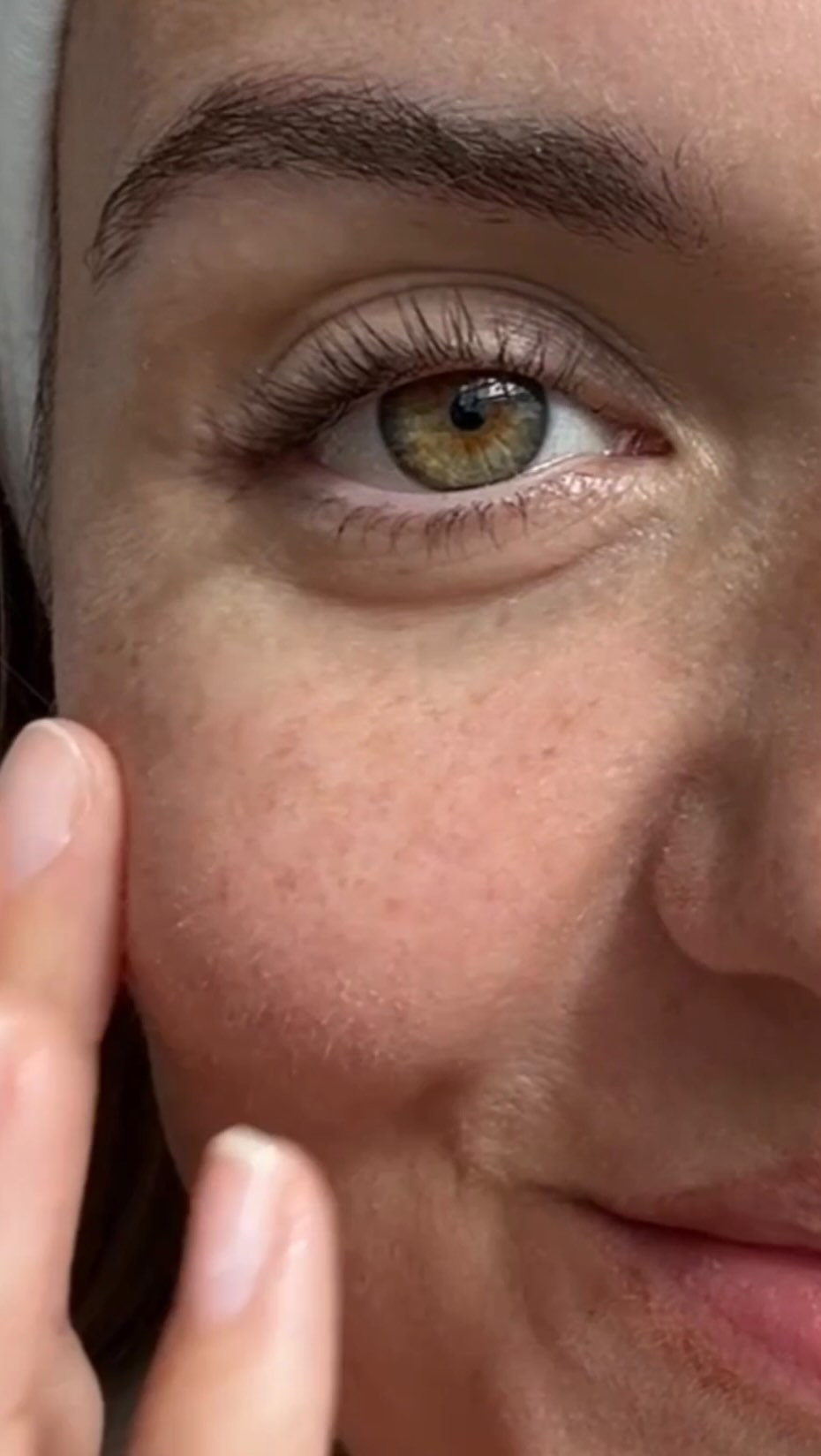 Instagram post by @mikaelahallen for Lumene. Caption reads: In paid partnership with @lumene Glow in a bottle....