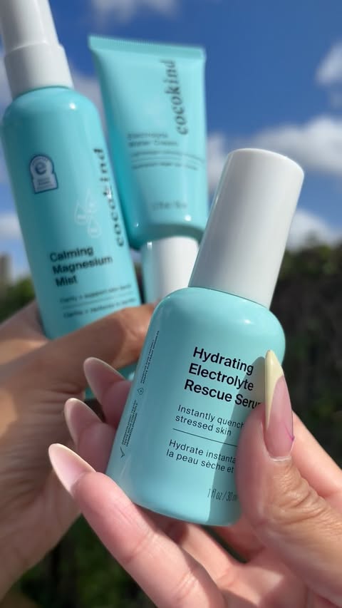 Instagram post by @chikisluvscruz for cocokind. Caption reads: [...] calm stressed skin Gifted Thank you....