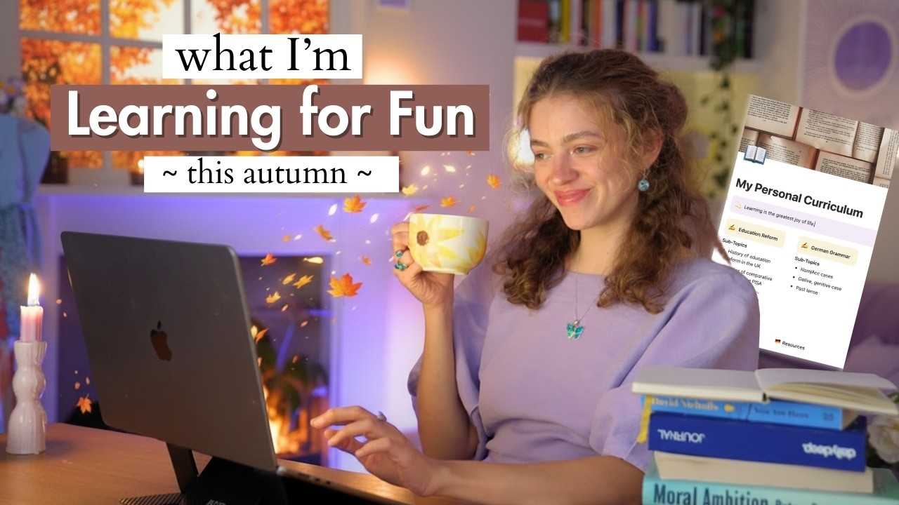 YouTube post by @UnJadedJade for Lingoda. Caption reads: How I'm Creating my Personal Curriculum for Autumn....