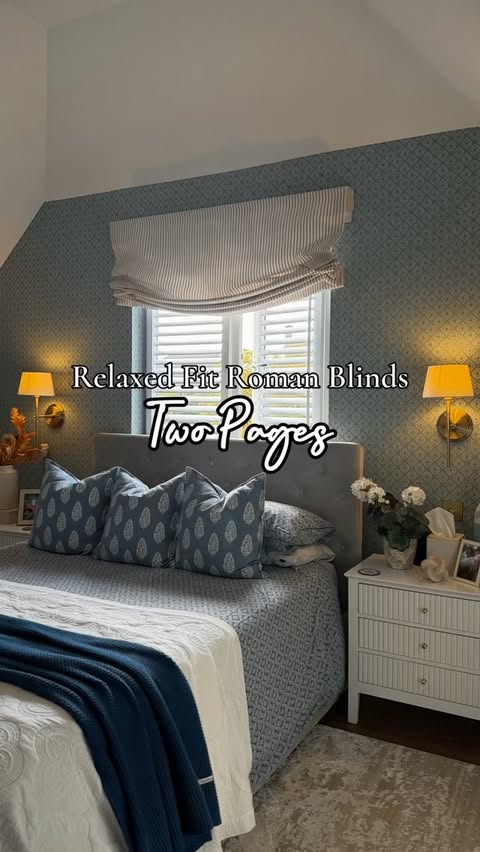 Instagram post by @making_magnolia_home for TWOPAGES. Caption reads: [...] used the same relaxed Roman blind from....