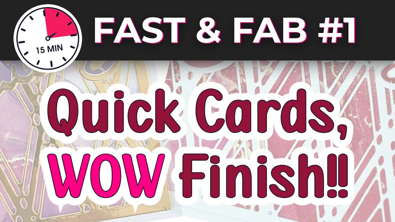 YouTube post by @lucypatrick for VEVOR. Caption reads: How to Make a Card That Looks Fancy (Fast!) | Fast....
