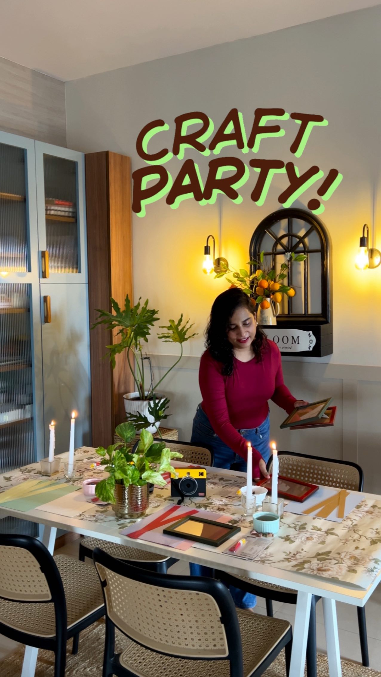 Instagram post by @thatyellowtrunk for Kodak Photo Printer. Caption reads: This Friendship Day, I’m bringing memories out of....