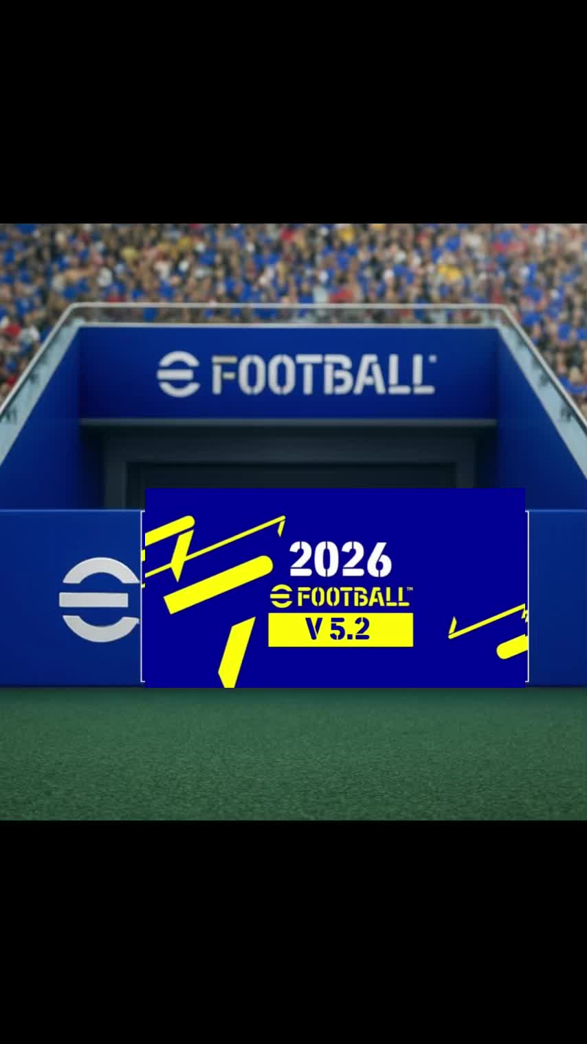 TikTok post by @youtubezoefootball for Konami. Caption reads: #viral #efootball @Konami .