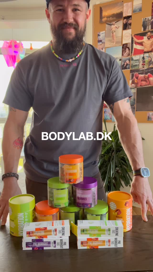 Instagram post by @dalbymma for Bodylab. Caption reads: [...] This is Sports Nutrition.....