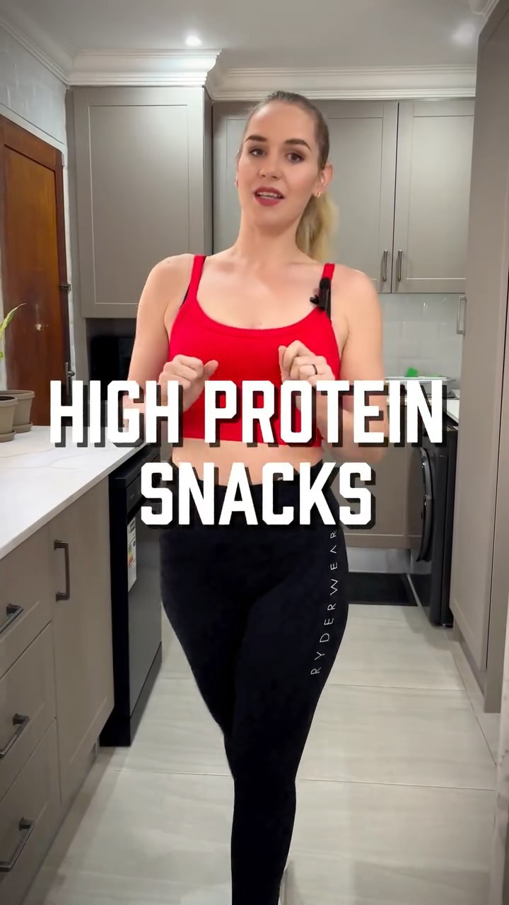 Instagram post by @diet.different.with.cherise for Woolworths. Caption reads: Hitting your protein target can feel impossible....