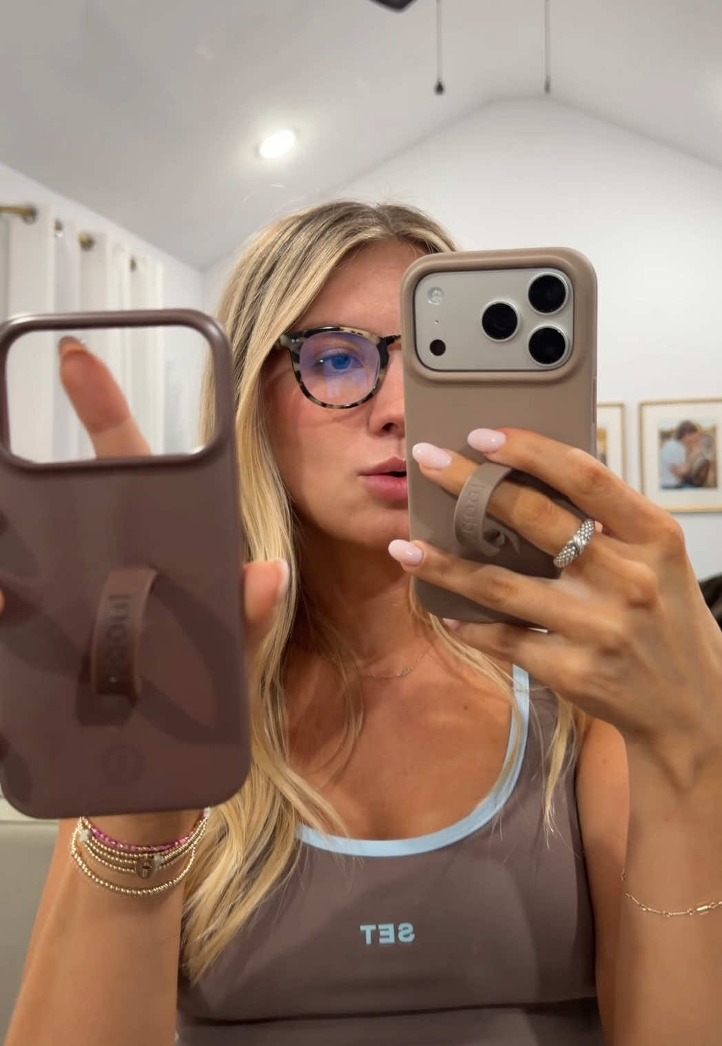 TikTok post by @ashtinengle for SET ACTIVE. Caption reads: @Loopy® code ashtinengle and @setactive new tank....