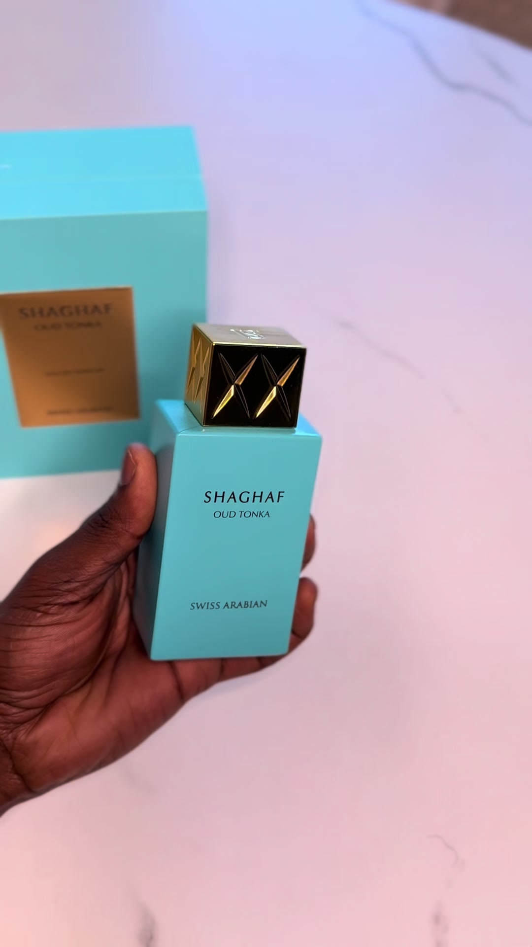 TikTok post by @bandoolu for Swiss Arabian. Caption reads: @Swiss Arabian @swissarabianperfumes Oud Tonka is....