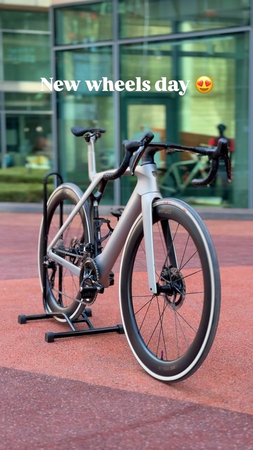 Instagram post by @wannabcyclist for Dynamic Bike Care. Caption reads: Fast just got faster 🏎️ 

I’m so stoked to....