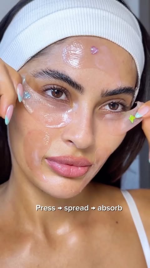Instagram post by @asiyeekarakus for Abib Cosmetics. Caption reads: My little PDRN plump routine 🥹💗 Using the....