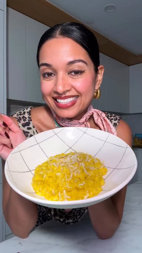 Instagram post by @chefpriyanka for Organic Valley. Caption reads: [...] love with you after eating this ♥️....