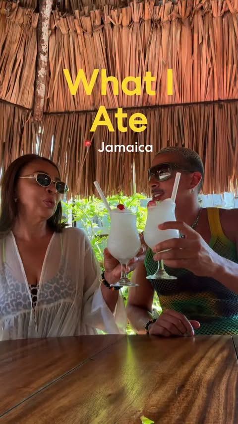 Instagram post by @touchangel for Expedia. Caption reads: #ExpediaPartner #Jamaicapartner We ate our way....