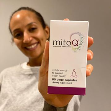 Instagram post by @luwame_ for MitoQ. Caption reads: New Blog 🚨 #sponsored by @mitoq ✨💁🏽‍♀️....