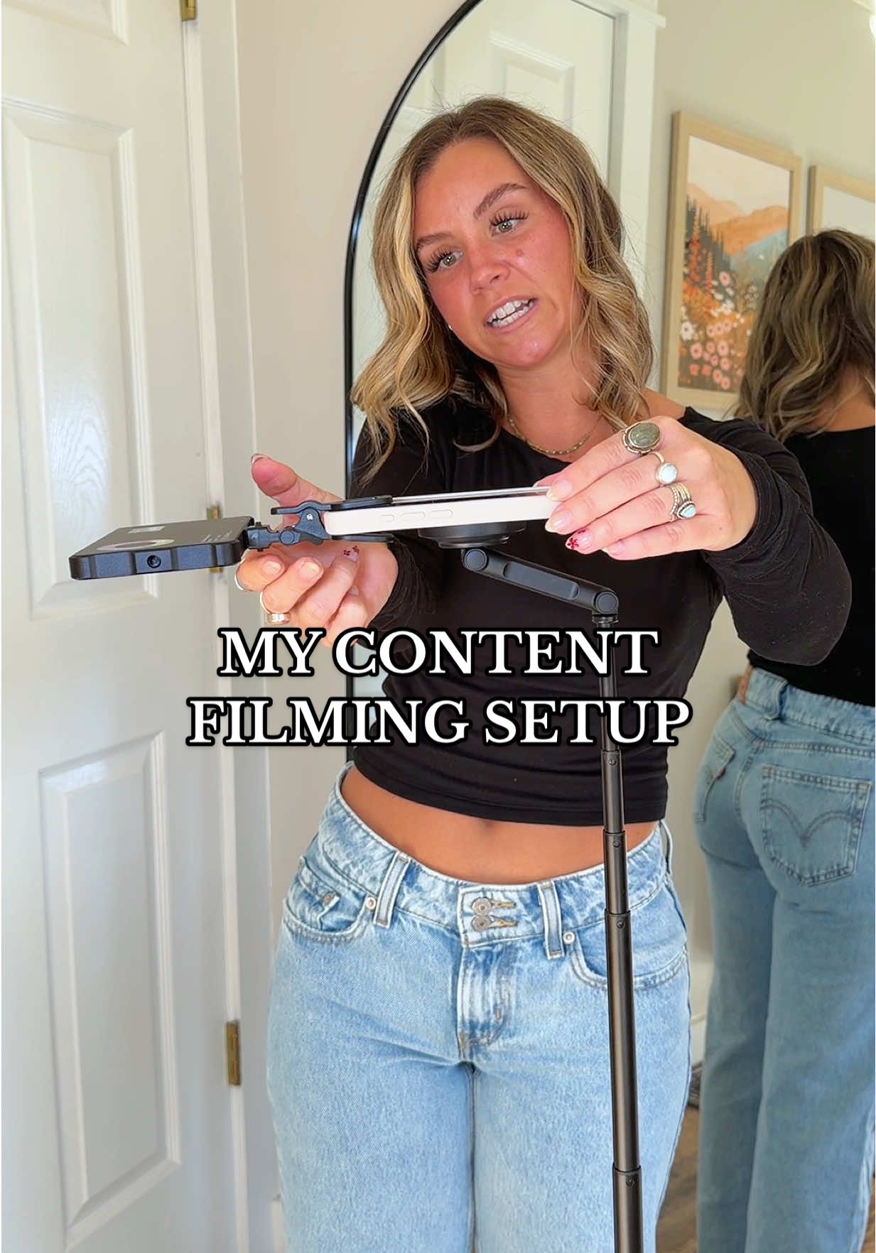 TikTok post by @lifesrad for KraftGeek. Caption reads: Getting the shots 📱✨🎥 @KraftGeek #tripod....