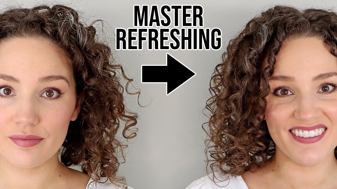 YouTube post by @GenaMarie for Curls Monthly. Caption reads: Solving your Refreshing Issues | Minimal....