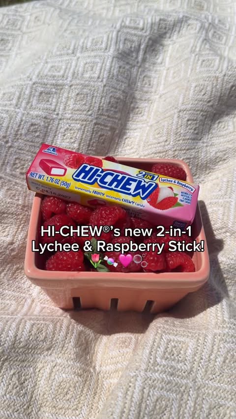Instagram post by @jemmaviolet for HI-CHEW. Caption reads: [...] days aren’t complete without the new....