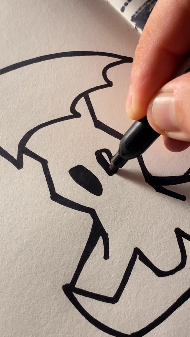 Instagram post by @chillwithaki for Sharpie. Caption reads: Graffiti apple..

#art #artidea #drawing....