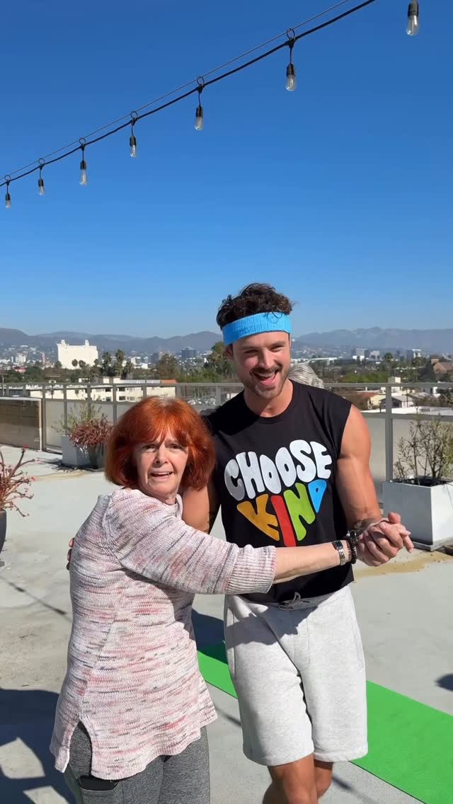 Instagram post by @dylanefron for KIND Snacks. Caption reads: Sometimes kindness is just showing up 💛🤝....