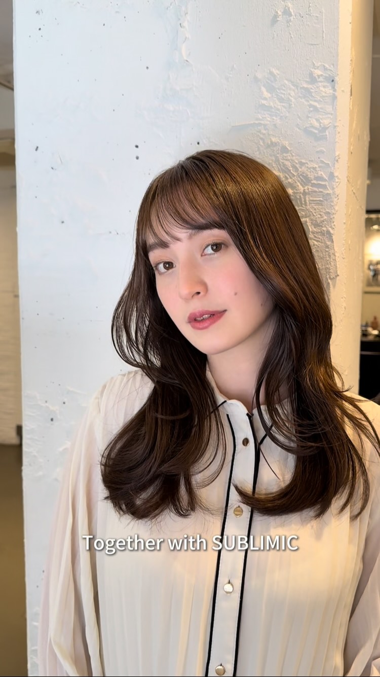 Instagram post by @mayo_ohashi for Shiseido Professional. Caption reads: 🎙️Abbey is sharing her secret to the essential....