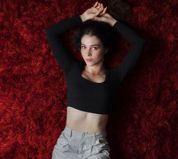 Instagram post by @ximearnd for BLUECOLASH.COM. Caption reads: Top: @bluecolash. 📷@imagenaura @xcarlosfc.