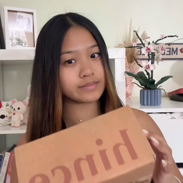 Instagram post by @channelalexis2k6 for hince. Caption reads: hince pr package unboxing (asmr edition)!! thank....