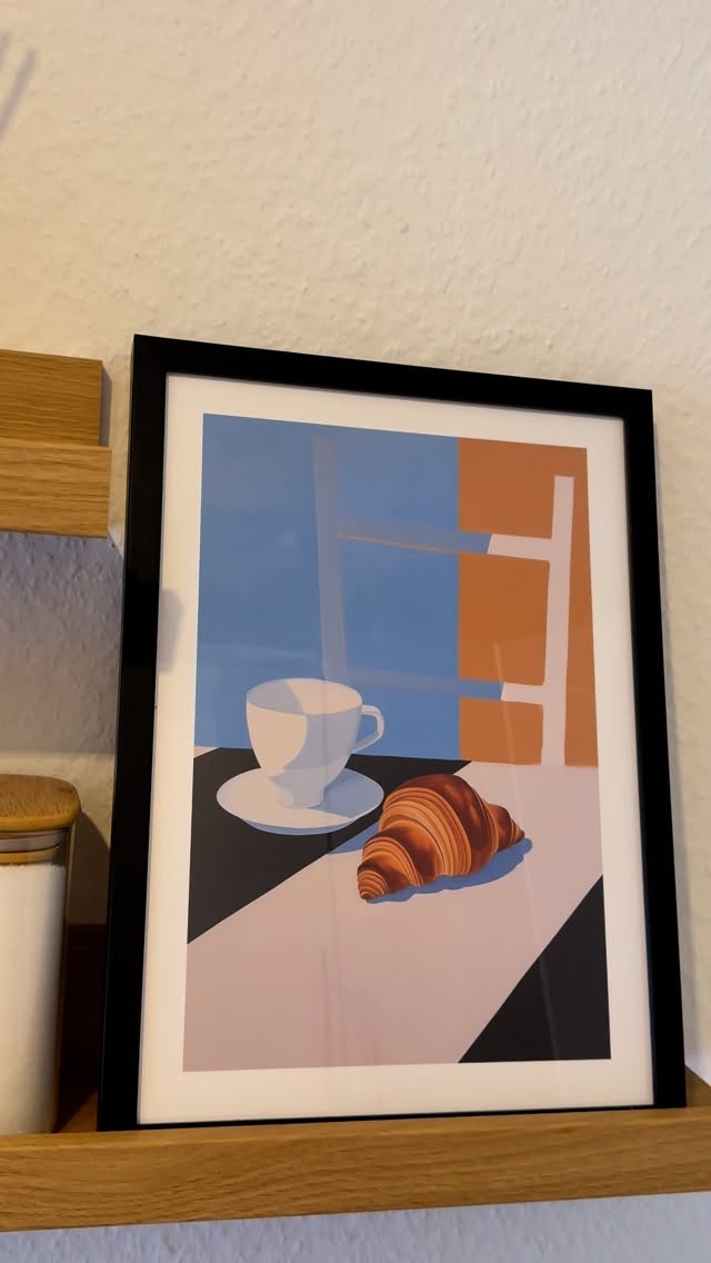 Instagram post by @kedtheblogger for Gallerix. Caption reads: ✨ Give your home a touch of art with stylish....