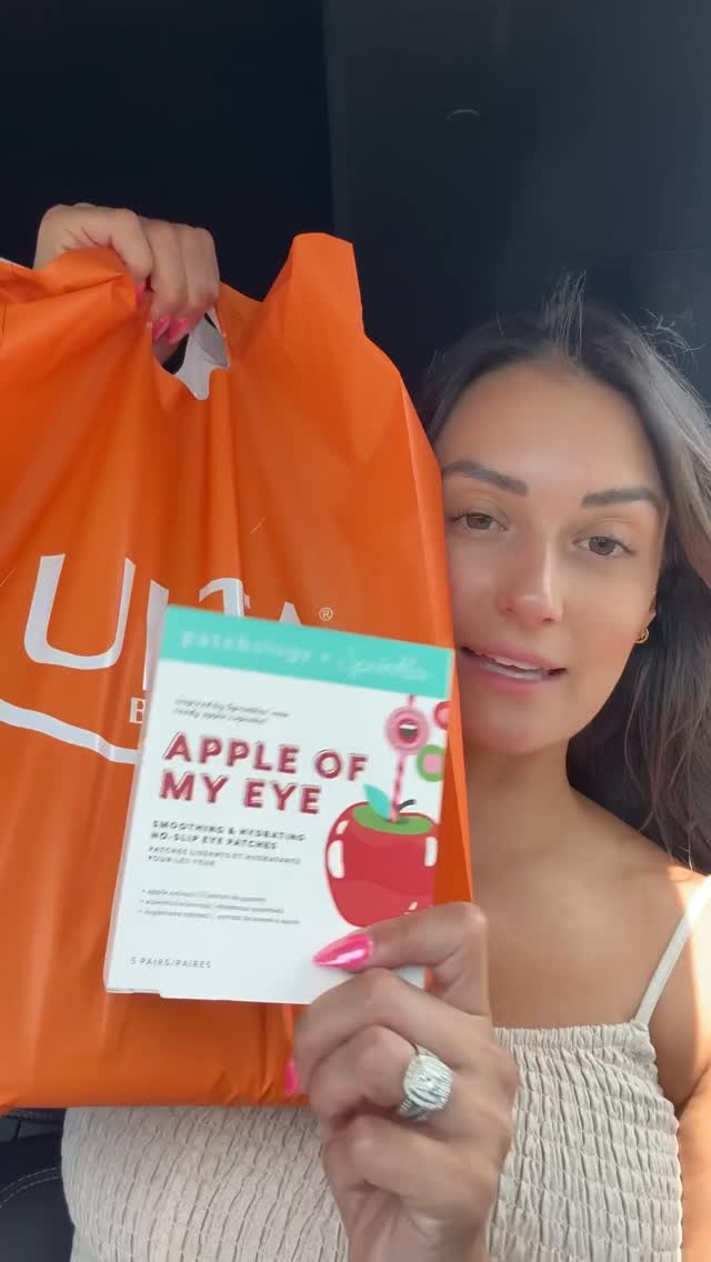 Instagram post by @tonyamichelle26 for Ulta Beauty. Caption reads: @patchology x @sprinklescupcakes under- eye patch....