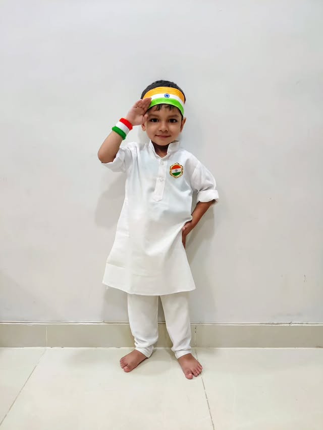 Instagram post by @bhumikanlittlemunchkin for FirstCry. Caption reads: #Collaboration with @firstcryindia 🇮🇳....