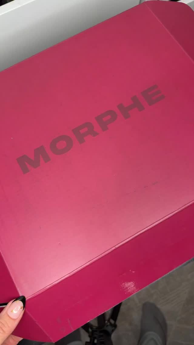 Instagram post by @get_glam_with_sadaf for Morphe. Caption reads: @morphebrushes Holiday collection of 2025 is here....