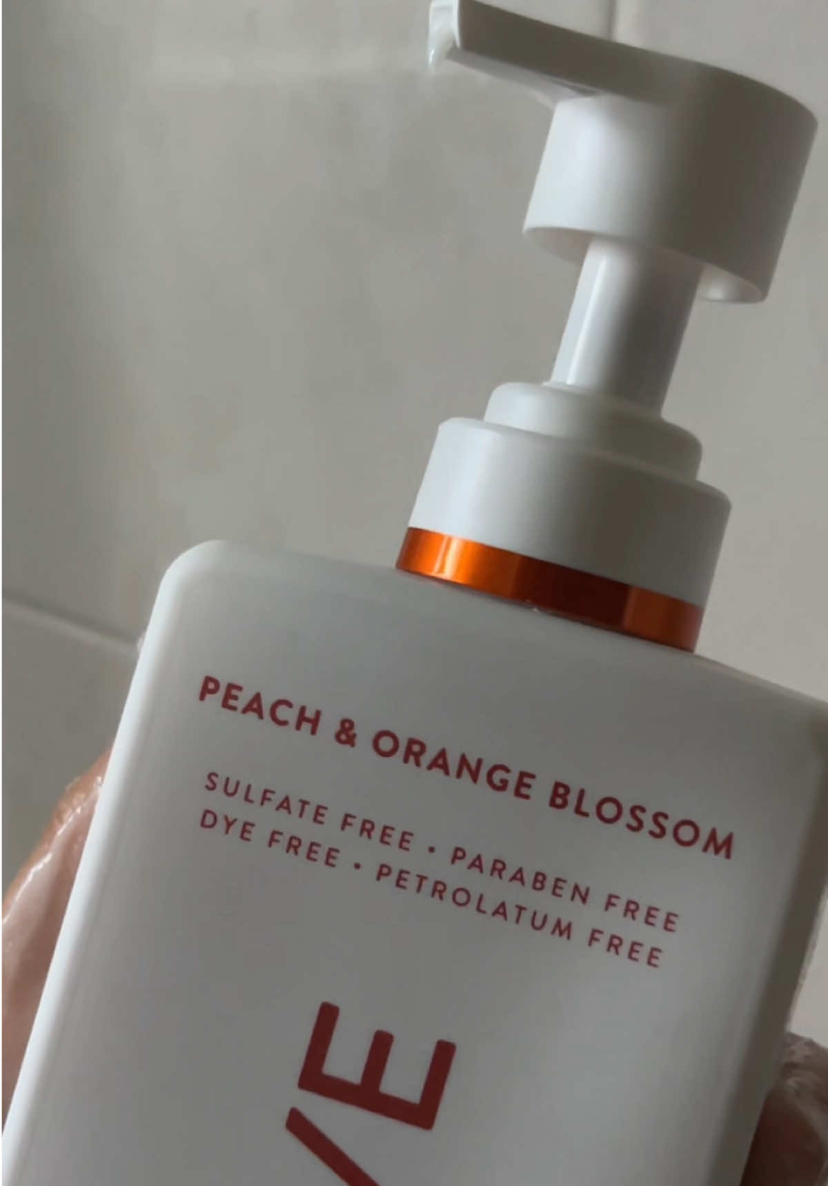 TikTok post by @kaylathagemini for Native. Caption reads: [...] as well! 🍑🧼🍊 @influenster @Native....