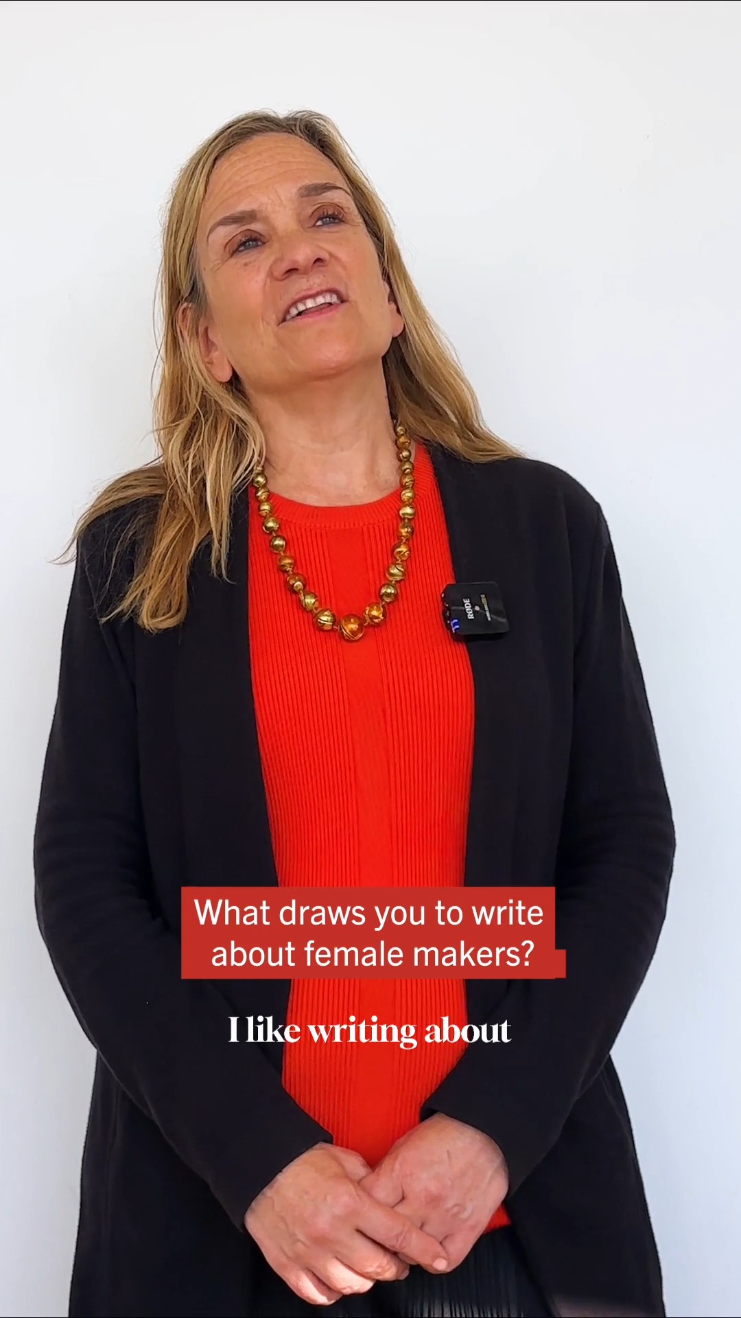 Instagram post by @tracychevalierwriter for Good Housekeeping. Caption reads: At this month’s GH Book Club, we sat down with the....