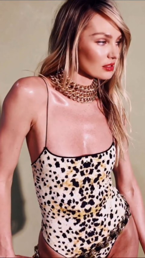 Instagram post by @dcandicecom for Tropic of C. Caption reads: @candiceswanepoel for @tropicofc x....