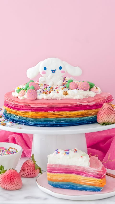 Instagram post by @officialcinnamoroll for Sanrio. Caption reads: [...] with sweet friends 💕! #ad #sponsored....