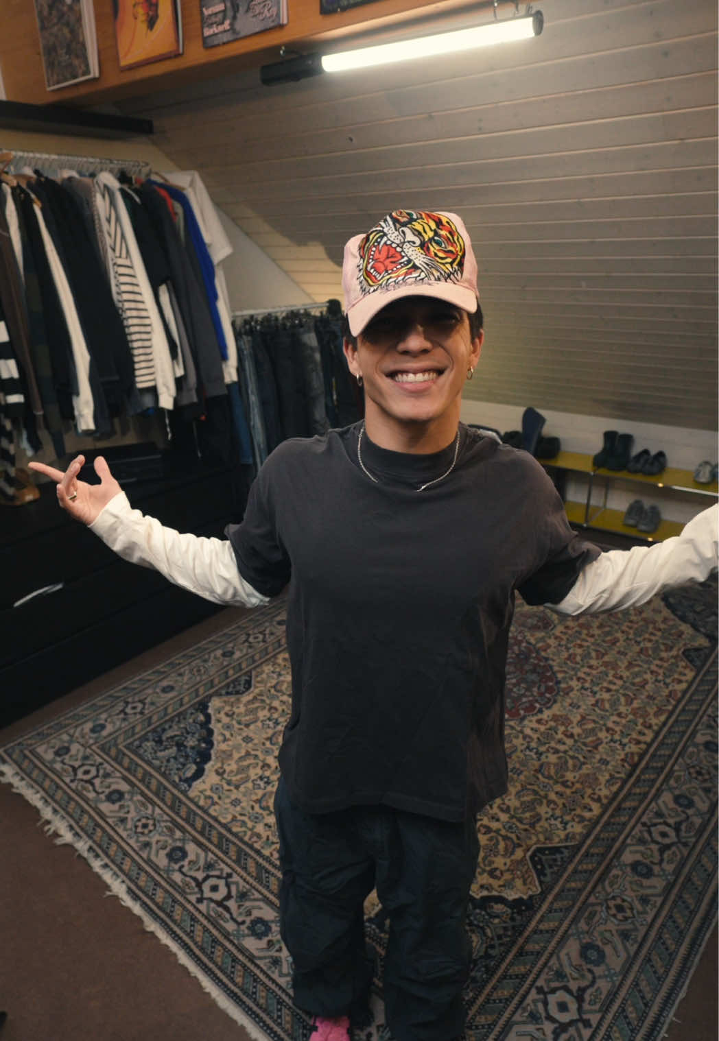 TikTok post by @thesamjorden for Zalando. Caption reads: this weeks outfit rotation with @Zalando....