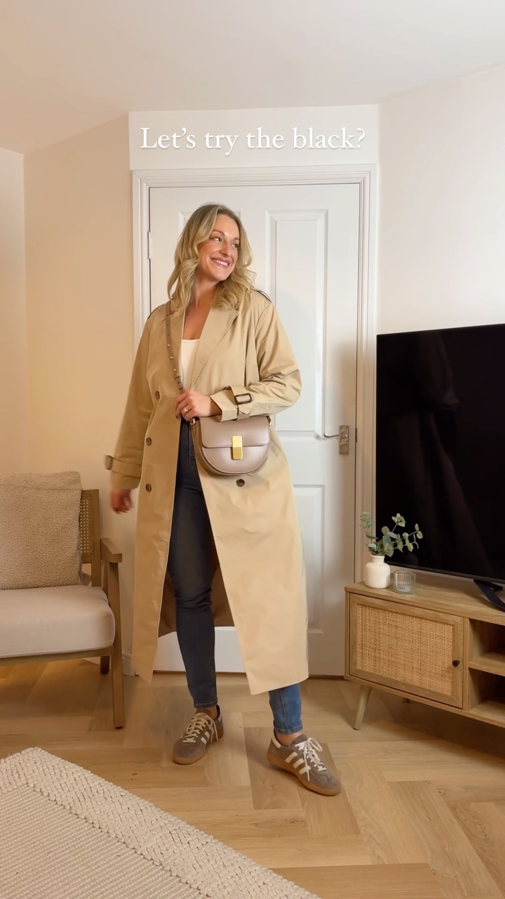 Instagram post by @katievictoriahulland for In The Style. Caption reads: MAGIC JEANS?! 👖 Girls, I’m putting these new....