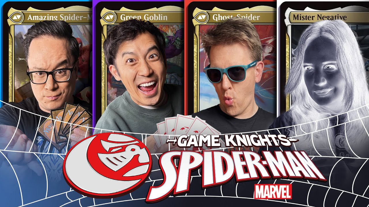 YouTube post by @commandcast for Raycon. Caption reads: Game Knights Spider-Man w/CovertGoBlue | #80 |....