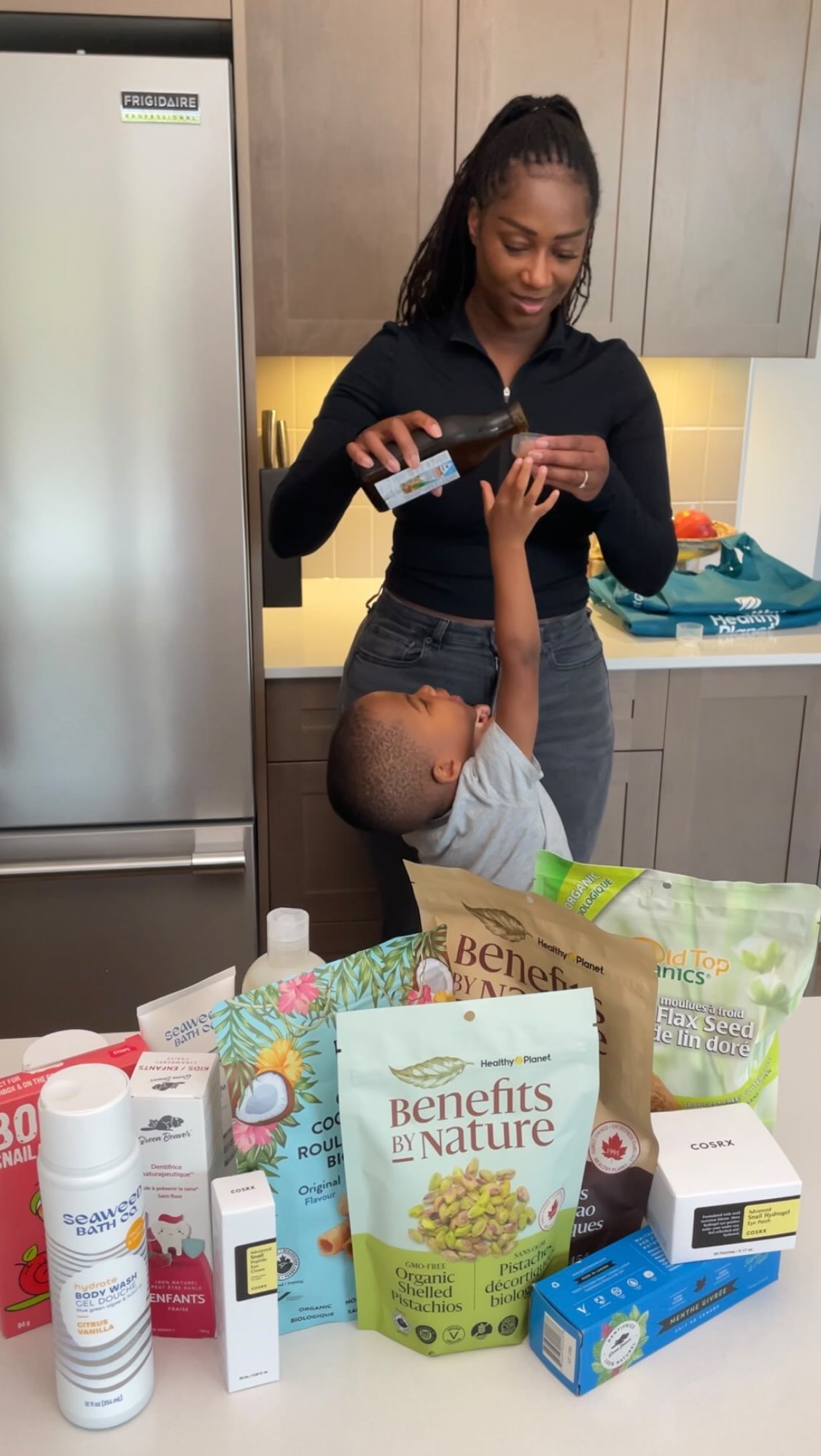 Instagram post by @marriedwithminis for Healthy Planet. Caption reads: 🍂 Flu season is around the corner, so we’re....