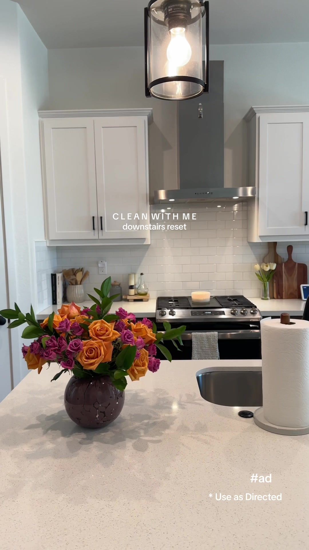 TikTok post by @tianalizrobinson for Clorox. Caption reads: #ad #cloroxpartner @Clorox Scentiva is like a....