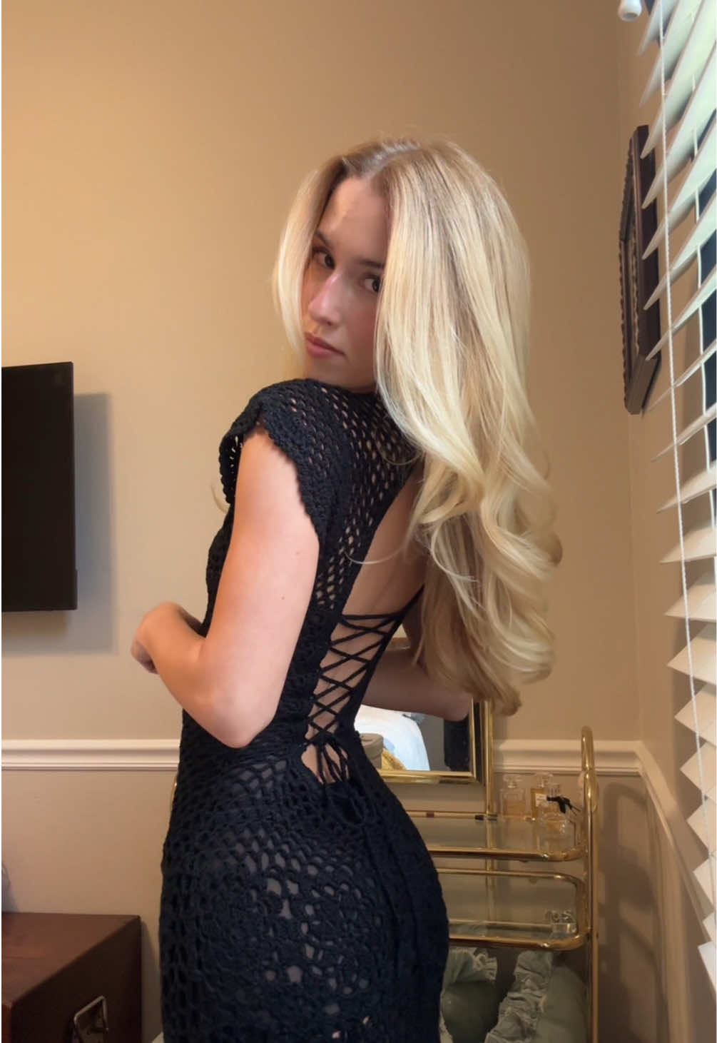 TikTok post by @taylorstruppp for Tiger Mist. Caption reads: this dress omg😍 @Tiger Mist #ad #tigermist....