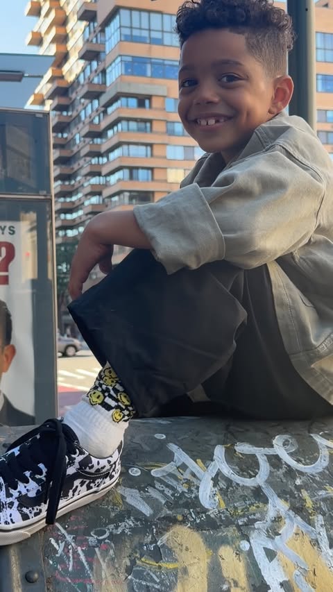 Instagram post by @kobecash.nyc for Zappos. Caption reads: Headed back into the school year with @zappos....