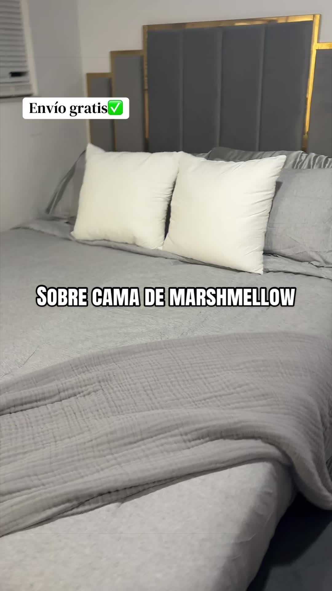 TikTok post by @dane.momshop for RaybeeOfficial. Caption reads: [...] #marshmellow @RaybeeFurniture....