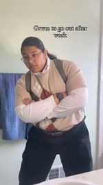 Instagram post by @iambeckyd_ for WILDFANG. Caption reads: [...] ? Might catch you “Falling” 👀✨....