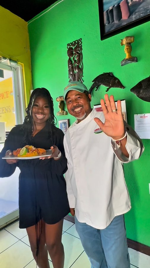 Instagram post by @ericaeatsamerica for The Infatuation. Caption reads: #InfatuationPartner Girl, @yardiespice is a hidden....