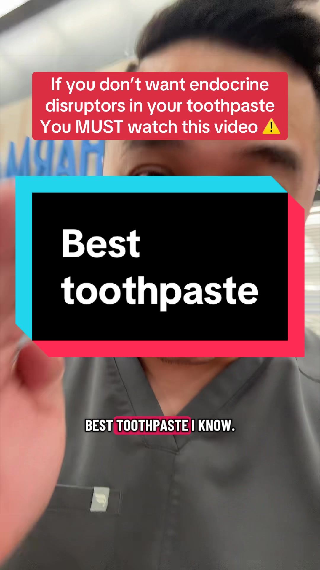 TikTok post by @rphreviews for Boka. Caption reads: [...] in the toothpaste. Use my favorite is by....
